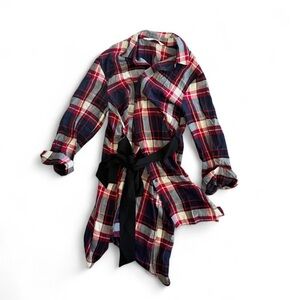 Zara Plaid Shirt Dress